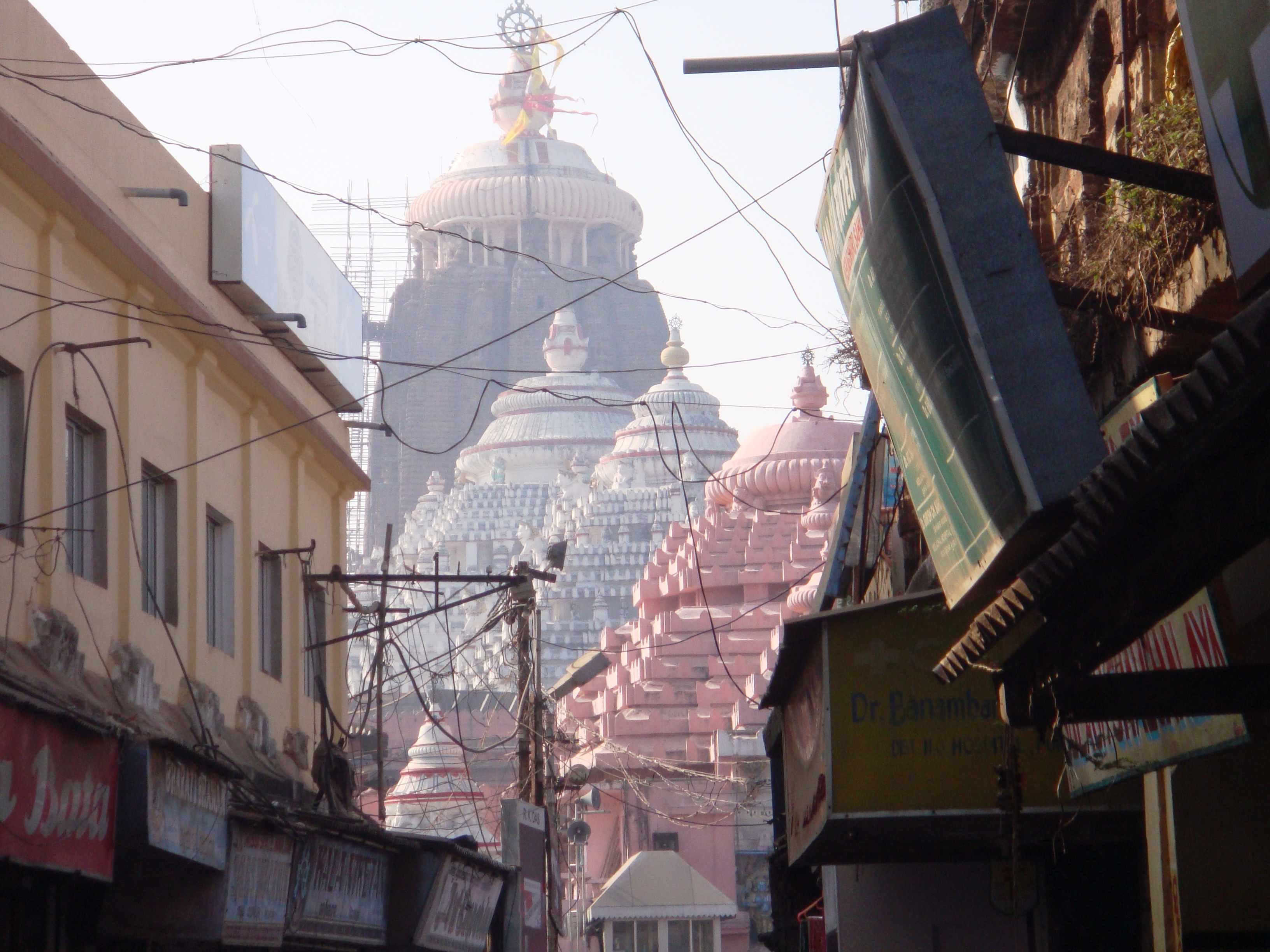 Puri city streets near Jagannath Temple